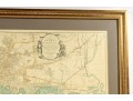 James Haworth Reproduction Map Of London & Westminister Framed Print