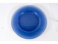 Four Stippled Blue Glass 13