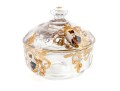 Vintage ARC France Gilt Glass Candy Dish