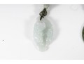 Vintage Asian Beaded Jade & Soapstone Talismans  With Earrings