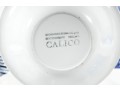 Crownford China Co. Staffordshire England Calico Blue Serveware