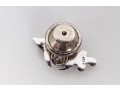 Vintage White Gold Single Diamond Tie-Tac