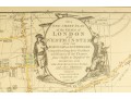 James Haworth Reproduction Map Of London & Westminister Framed Print