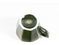 Apilco French Porcelain Bistroware Green & Gold Coffee & Tea Set