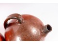 Trio Of Orange Glaze NC Pottery