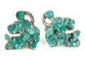 Natural Green Apatite Stone Earrings 