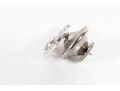 Vintage White Gold Single Diamond Tie-Tac