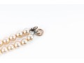 Brass Plated Pearl Teardrop Necklace 