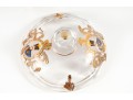 Vintage ARC France Gilt Glass Candy Dish