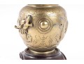 Late 20th Century Oriental Brass Dragon Table/desk Lamp