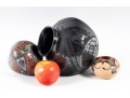 Trio Of Mata Ortiz Pottery Ceramic Vases