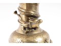 Late 20th Century Oriental Brass Dragon Table/desk Lamp