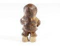 Inuit Carved Stoneware Pottery Sculpture