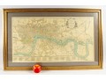 James Haworth Reproduction Map Of London & Westminister Framed Print