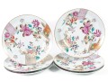 Six Vintage Mottahedeh Vista Alegre Floral Plates