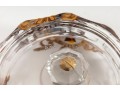 Vintage ARC France Gilt Glass Candy Dish