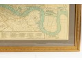 James Haworth Reproduction Map Of London & Westminister Framed Print