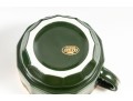 Apilco French Porcelain Bistroware Green & Gold Coffee & Tea Set