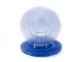 Four Stippled Blue Glass 13