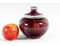 Antique Porcelain Oxblood Ginger Jar
