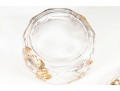 Vintage ARC France Gilt Glass Candy Dish