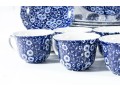 Crownford China Co. Staffordshire England Calico Blue Serveware