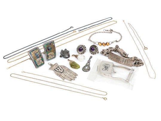 Lot Of Gold Filled, 800 Silver And Sterling Silver Jewelry