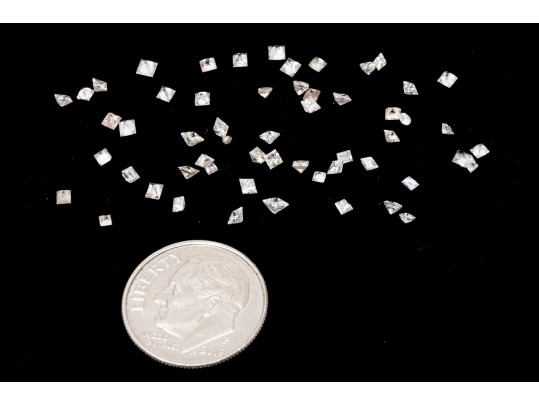 Loose Stones: Fifty Diamonds, White Princess Cut, 2.29TCW