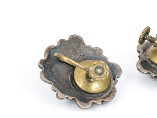 Silver Bracelet, Earrings And Beaded Necklaces