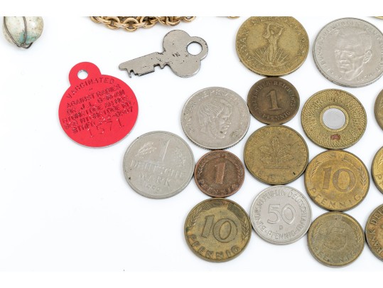 Group Of Fashion Jewelry, Coins And Collectibles