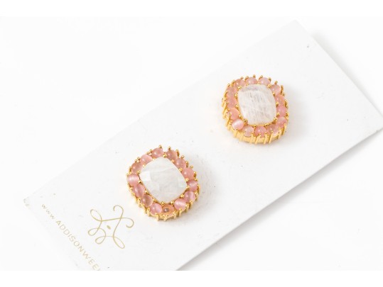 Collection Of Three Fashion Jewelry Pieces, Including Addison Weeks Earrings