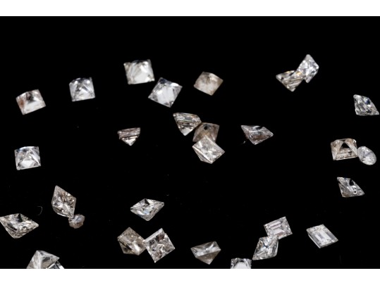 Loose Stones: Fifty Diamonds, White Princess Cut, 2.29TCW