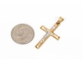 14k Yellow Gold Crucifix Pendant