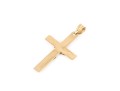 14k Yellow Gold Crucifix Pendant
