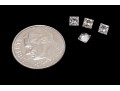 Loose Stones: 4 Princess Cut Diamonds, 0.84 TCW