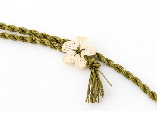 Beautiful Artisan Made Intricately Crocheted Bib Necklace