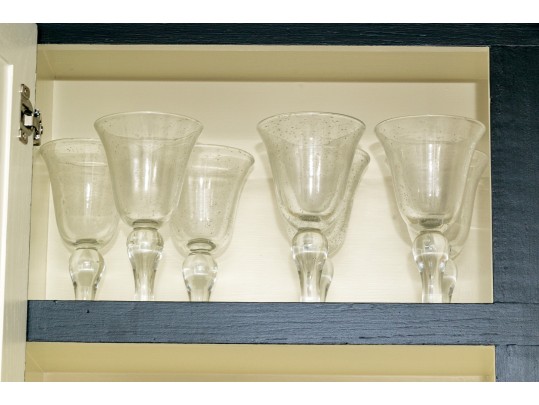 Large Assortment Of Glass Stemware