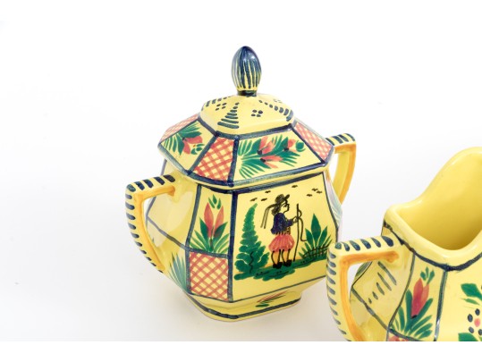 French Henriot Quimper Ceramic Service