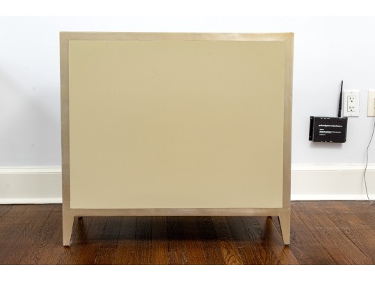 Chic Pair Of Mirrored End Tables