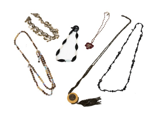 Collection Of Neutral Toned Fashion Jewelry