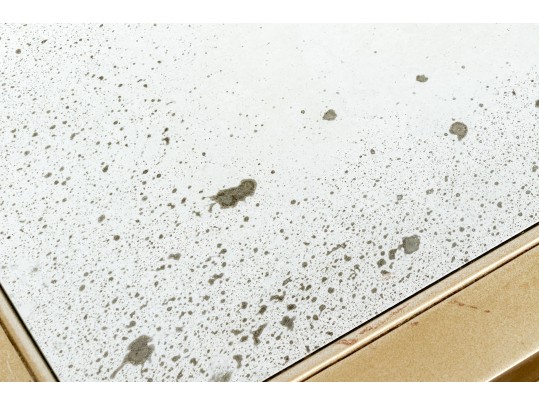 Chic Pair Of Mirrored End Tables