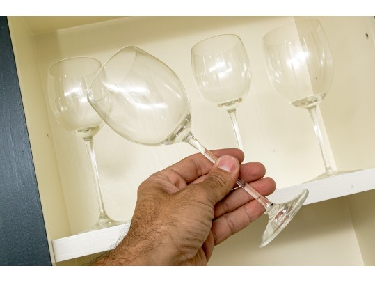 Large Assortment Of Glass Stemware