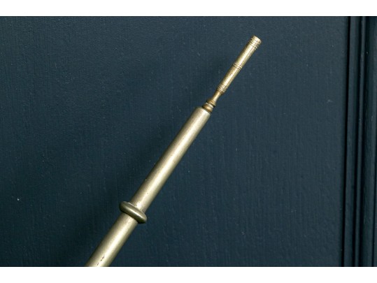 Vintage Chinese White Brass Opium Pipe