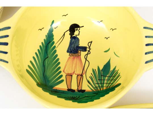 French Henriot Quimper Ceramic Service