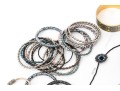 Large Collection Of Fashion Jewelry - Mostly Bangle Bracelets