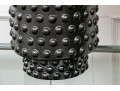 Pair Of Robert Abbey Dolly Ceramic Hobnail Table Lamps