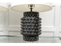 Pair Of Robert Abbey Dolly Ceramic Hobnail Table Lamps