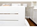White Finished Wooden Bed Frame
