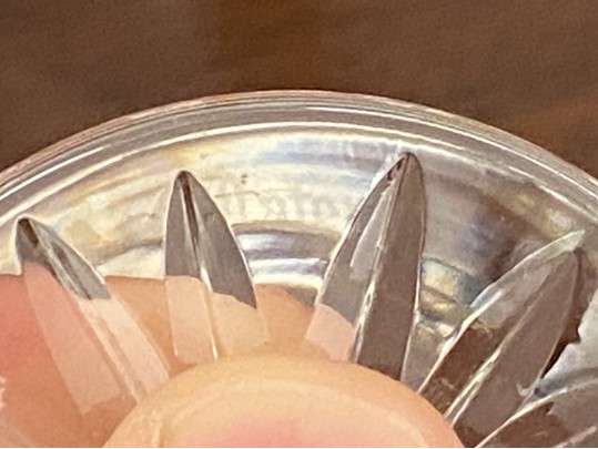 Set Of Eight Crystal Cordial/Sherry Glasses, Likely Waterford 