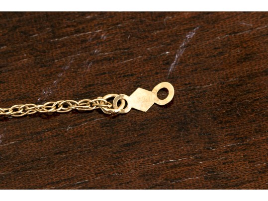 14K Yellow Gold Bracelet And Earrings